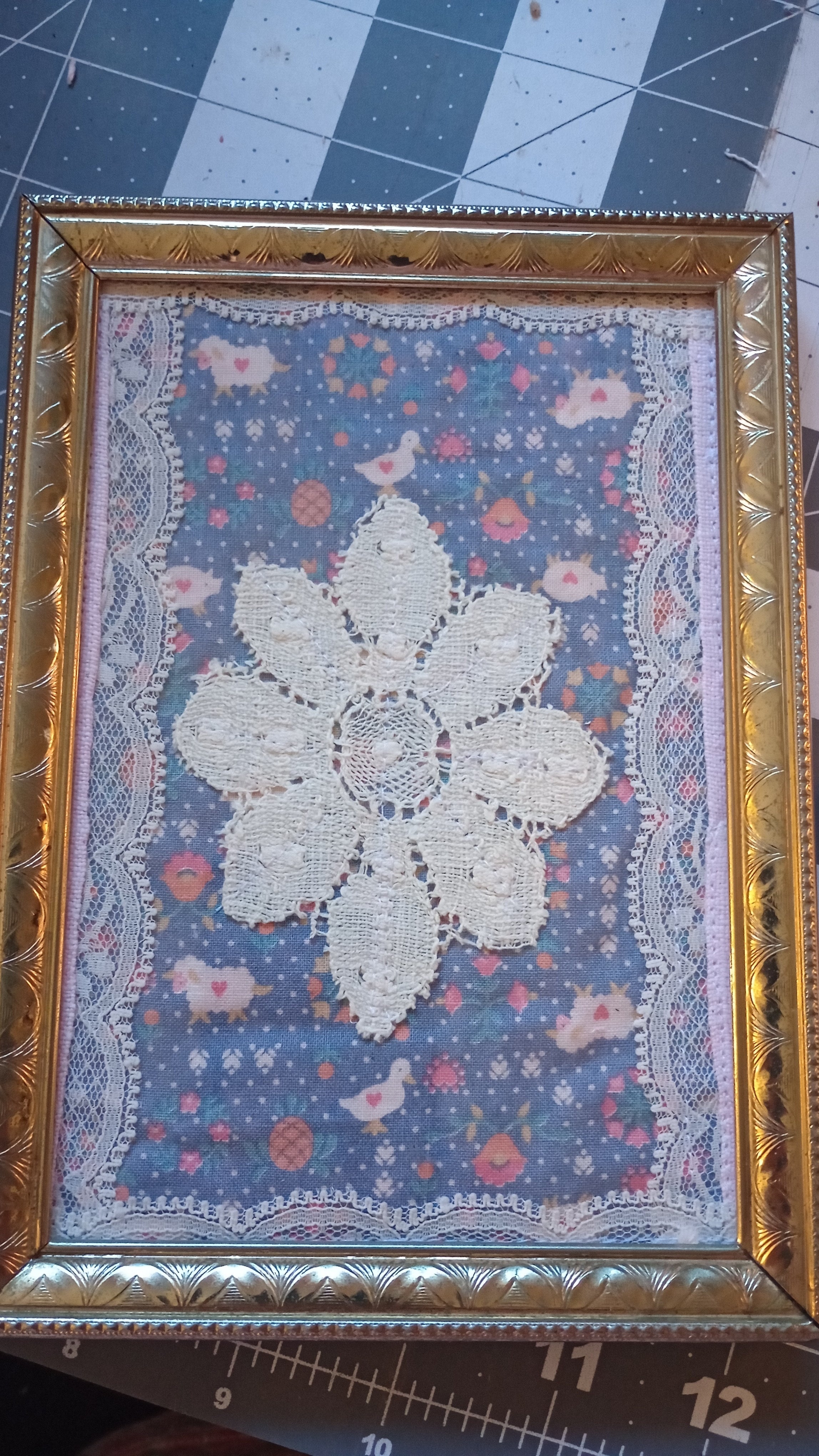Homemade Fabric Art, Goose